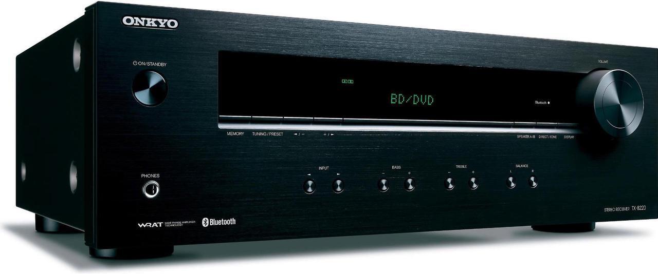 Alt view image 6 of 15 - Onkyo TX-8220 Analog Home Audio/Video Stereo Receiver (Black)