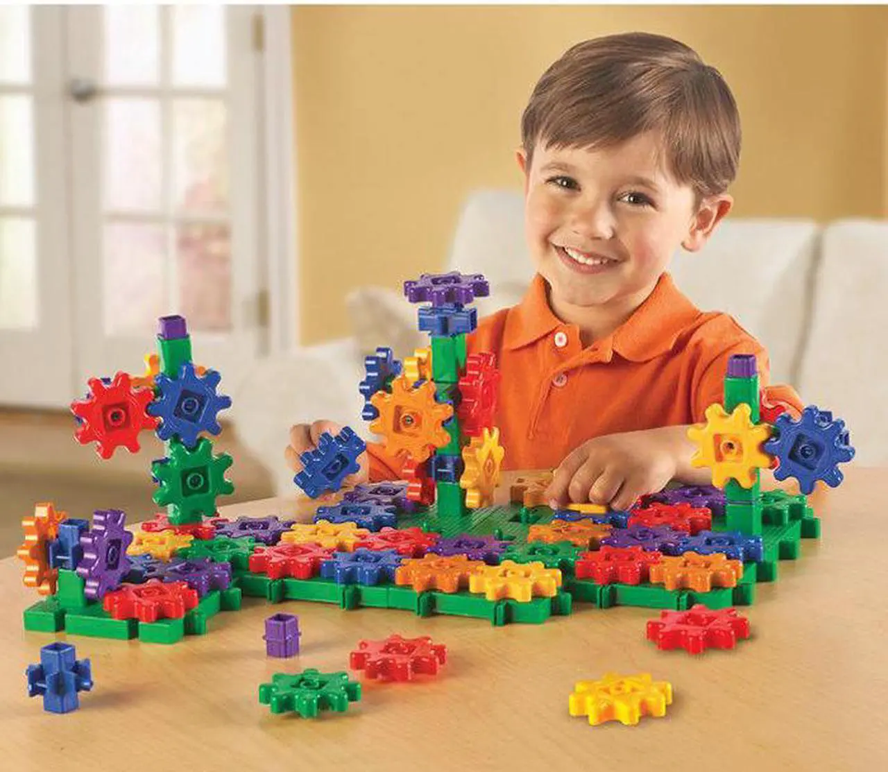 Alt view image 5 of 20 - LEARNING RESOURCES LER9162 GEARS! BEGINNERS BUILDING SET-95 PIECES