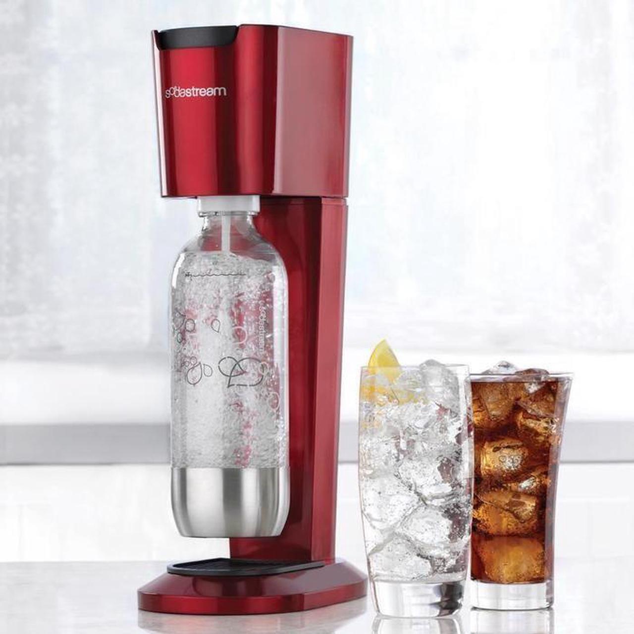 Alt view image 4 of 4 - SodaStream Pure Sparkling Water & Soda Maker, Red