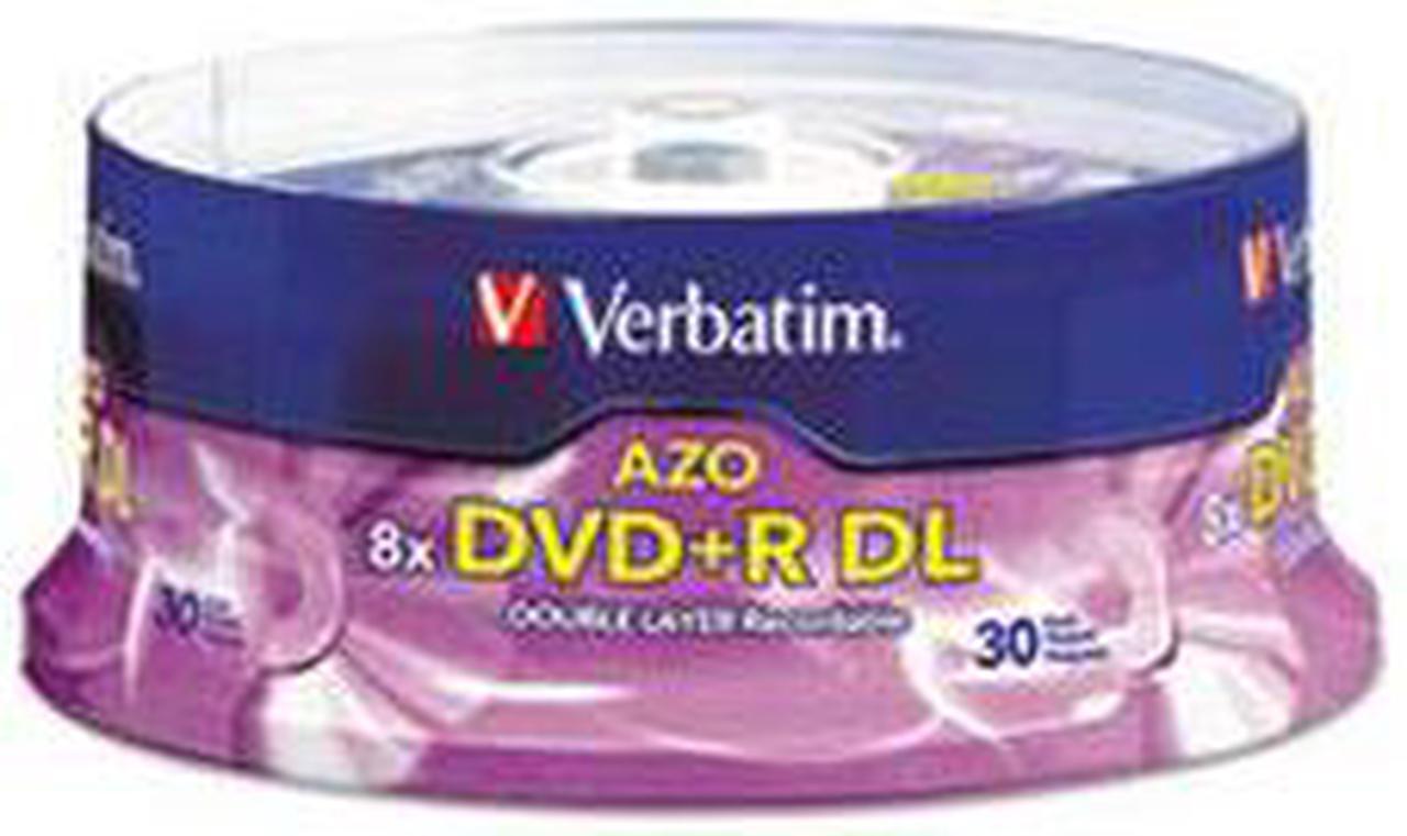 Main image of VERBATIM  Dual-Layer Dvd+r Discs, 8.5gb, 8x, Spindle, 30/pk, Silver