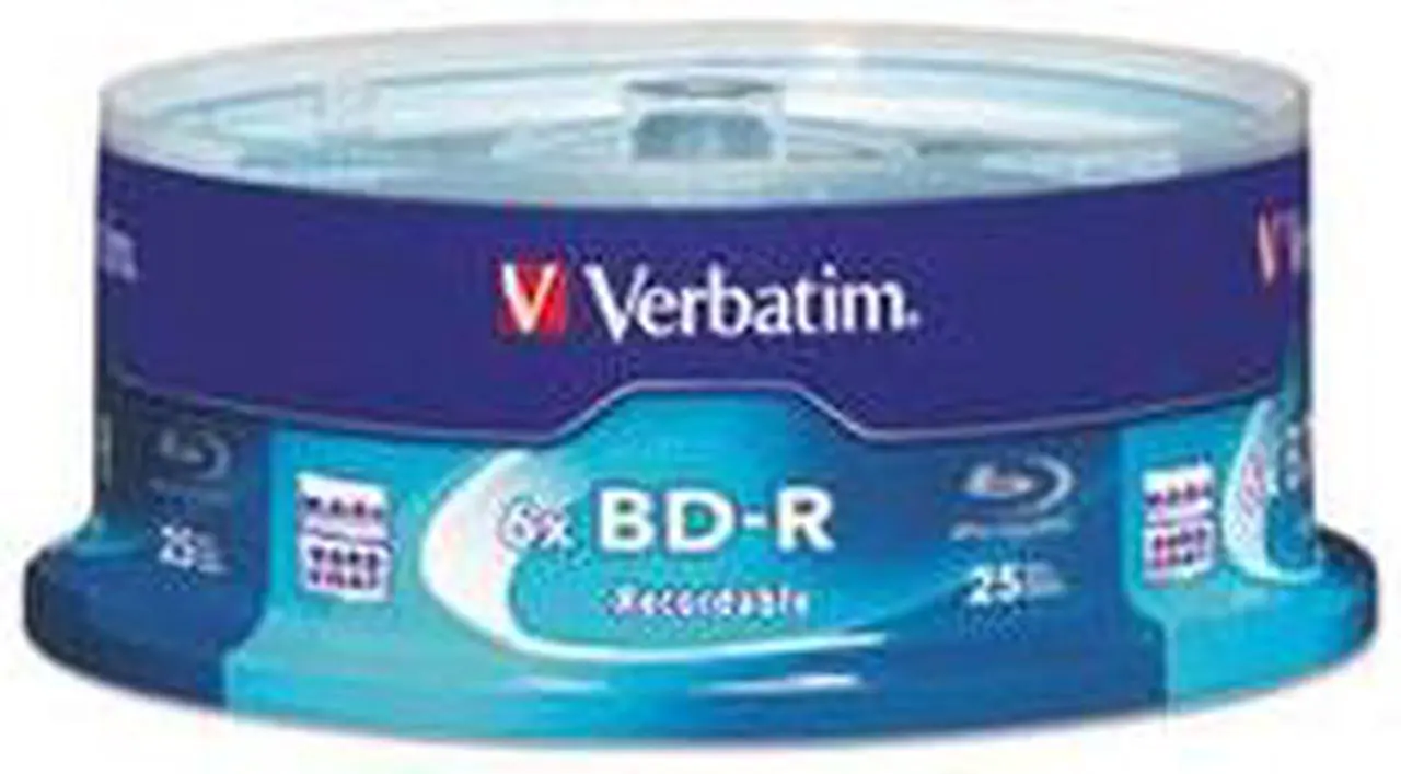 Alt view image 4 of 4 - BD-R Blu-Ray Disc, 25GB, 6x, 25/Pk