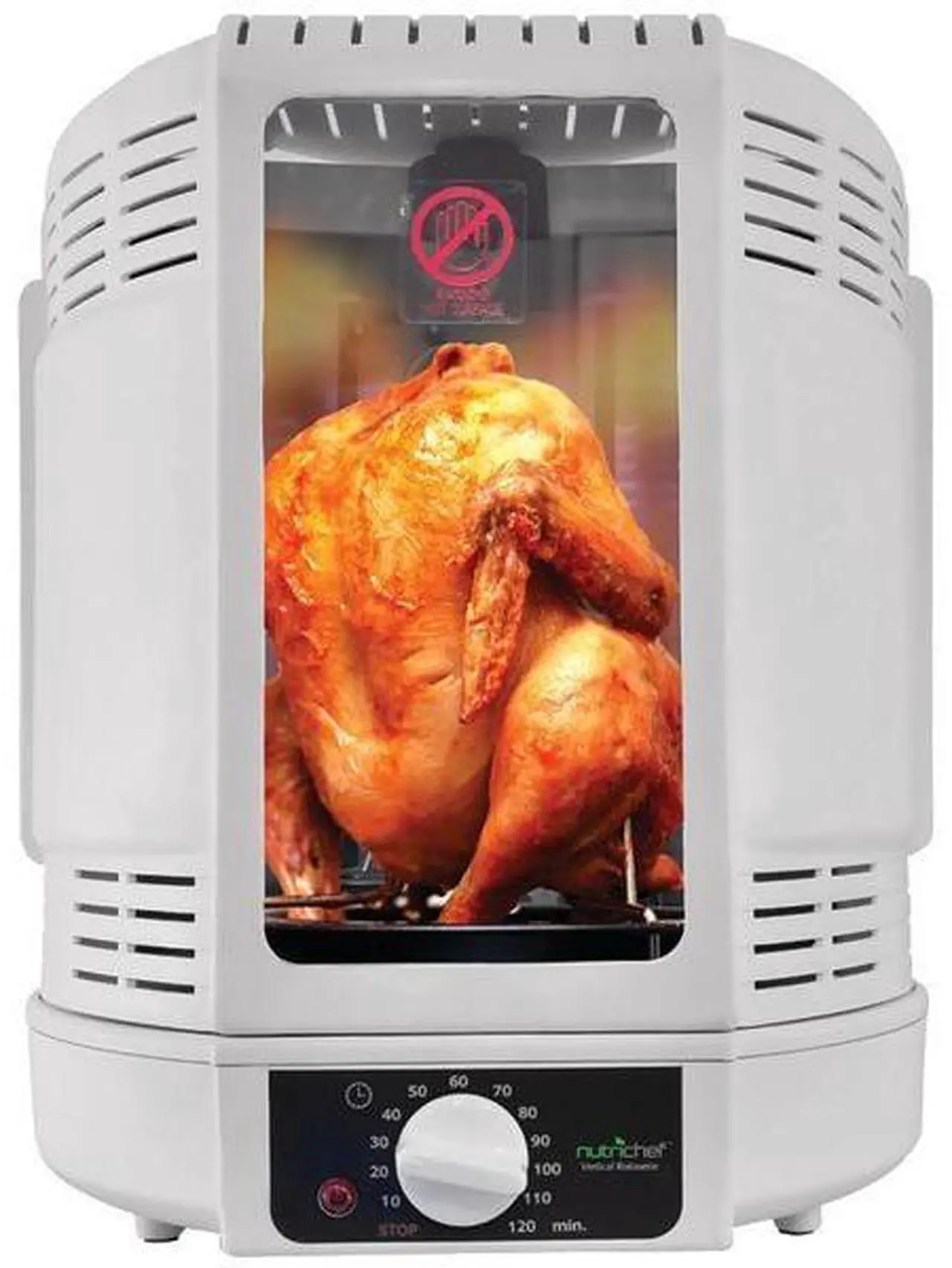 Vertical Rotisserie Oven - Fat-Reducing Dual Heating - Thumbnail 5