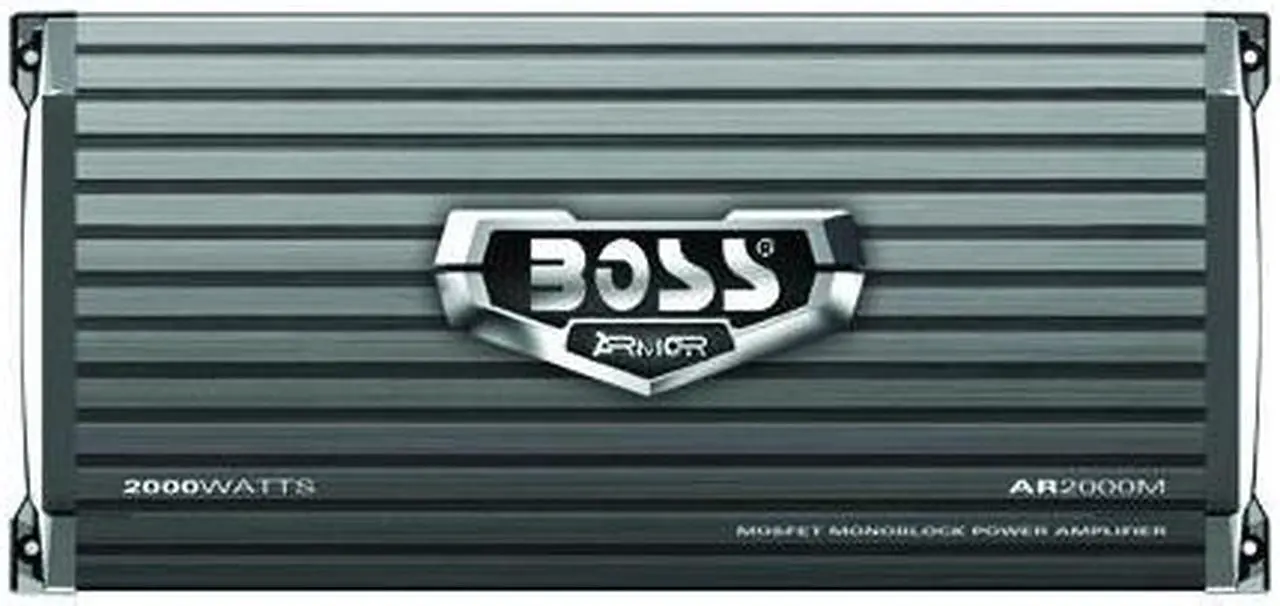 Alt view image 7 of 20 - Boss Armor AR2000M 2000 Watt Monoblock A/B Amplifier Car Audio Amp & Bass Remote