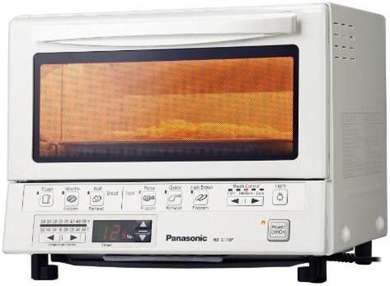 Main image of Panasonic Toaster Oven FlashXpress with Double Infrared Heating and Removable 9-Inch Inner Baking Tray, 1300W, 4-Slice, White