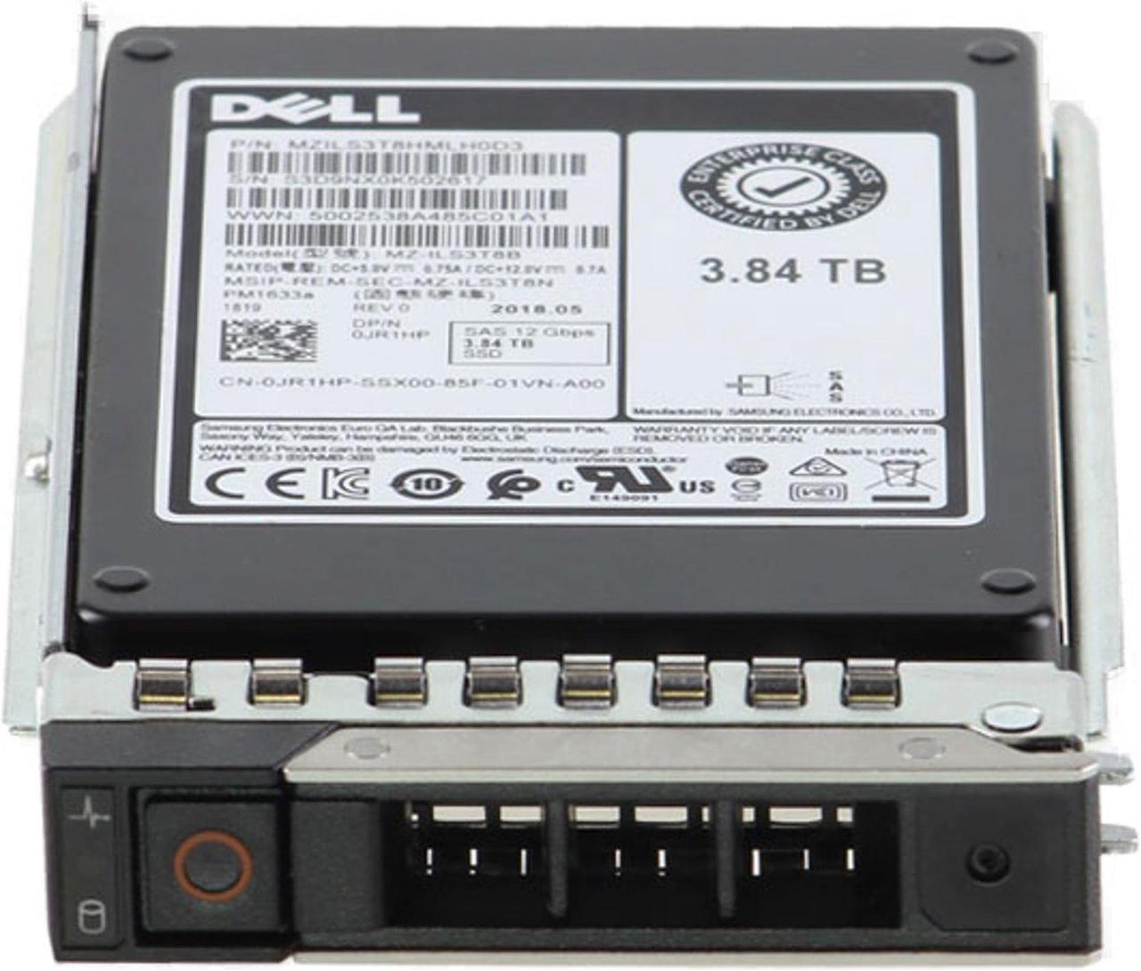 Alt view image 2 of 5 - Dell 3.84TB 12Gbps SAS RI TLC 2.5 SSD  PM1633a (MZILS3T8HMLH0D3)