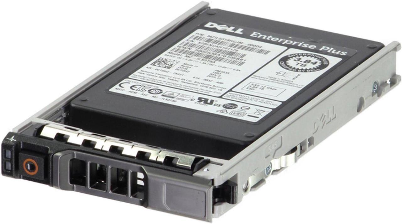 Main image of Dell Enterprise Plus 3.84TB 12Gbps SAS 2.5 RI TLC SSD CPO (CT0H2-R)