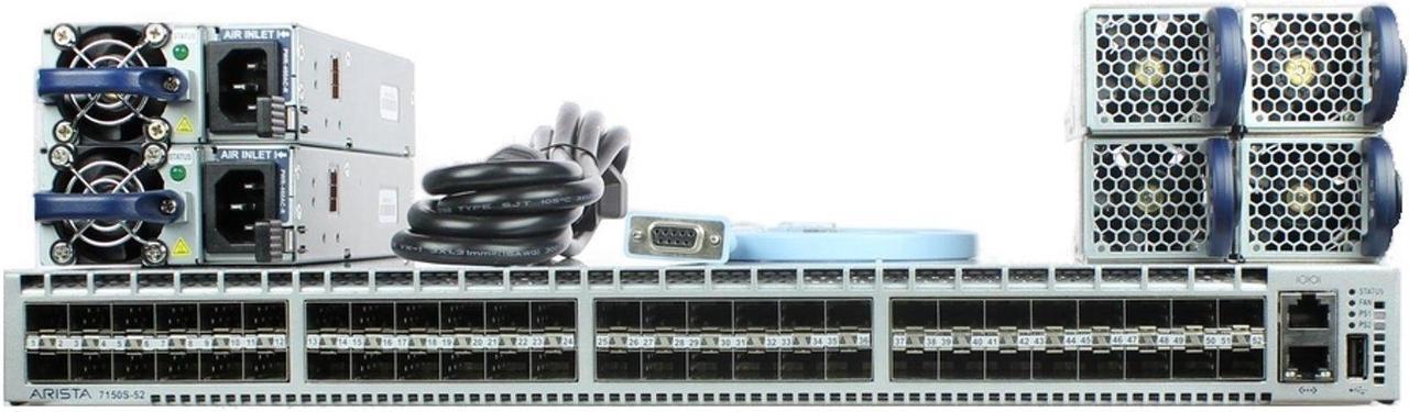 Alt view image 2 of 5 - Arista DCS-7150S-52-CL-R 52P 10GbE SFP+ RA Switch