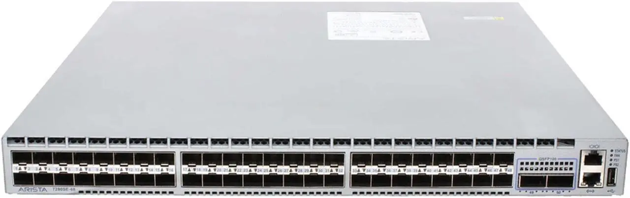 Alt view image 2 of 5 - Arista DCS-7280SE-68-R 48P 10GbE SFP+ 2P 100GbE QSFP100 RA Switch