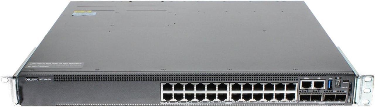 Alt view image 4 of 5 - Dell Networking N2224X-ON 24P 2.5GbE 4P SFP28 IO-PSU Switch (Kit)
