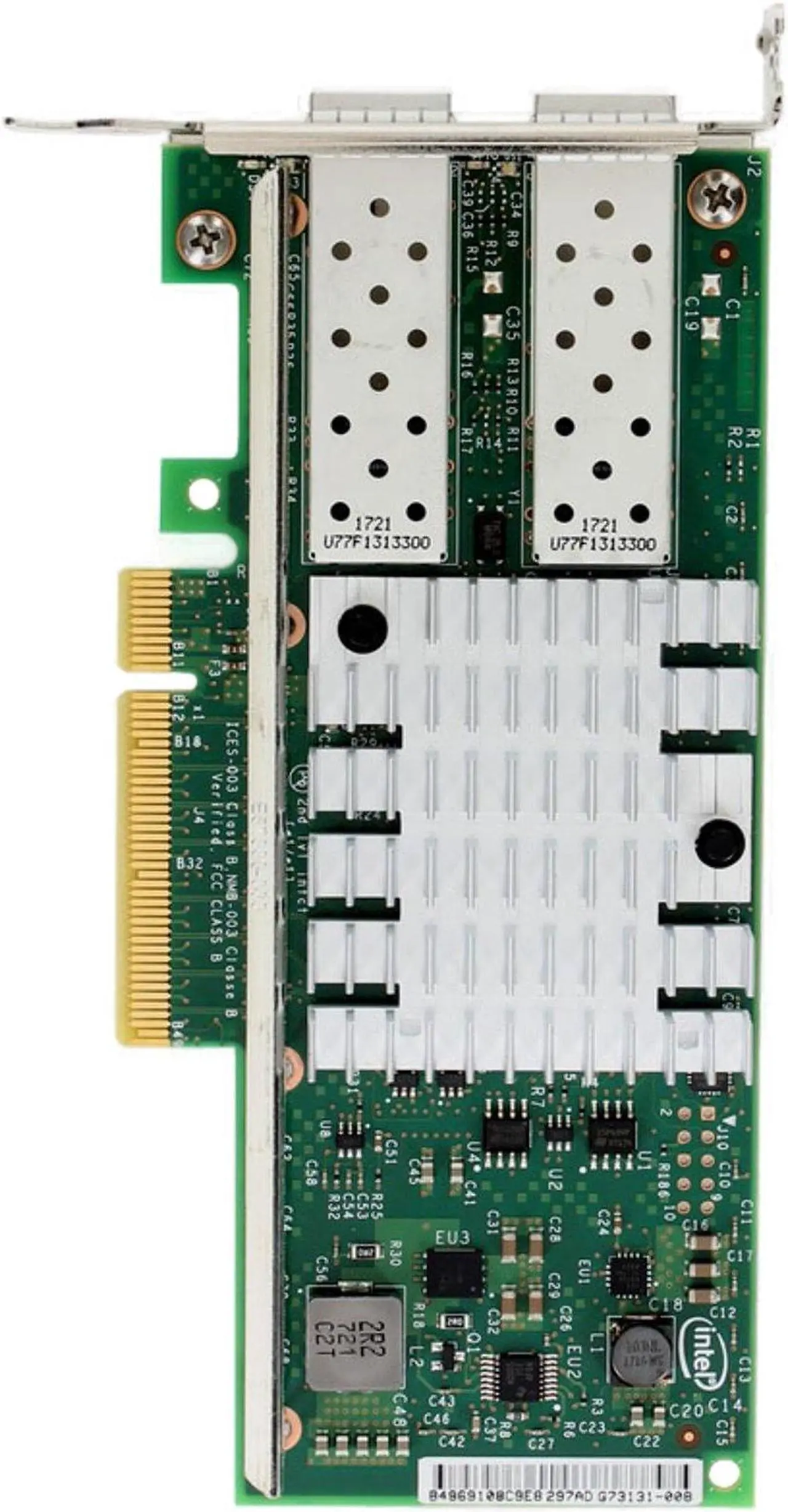 Alt view image 6 of 11 - Dell Intel X520-DA2 10Gb DP SFP+ CNA LP (942V6)