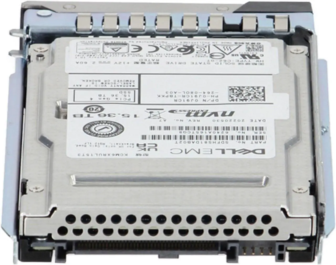 Alt view image 4 of 5 - Dell 15.36TB PCIe Gen4 NVMe RI TLC 2.5 SSD KCM6XRUL15T3 (KCM6XRUL15T3-OSTK)