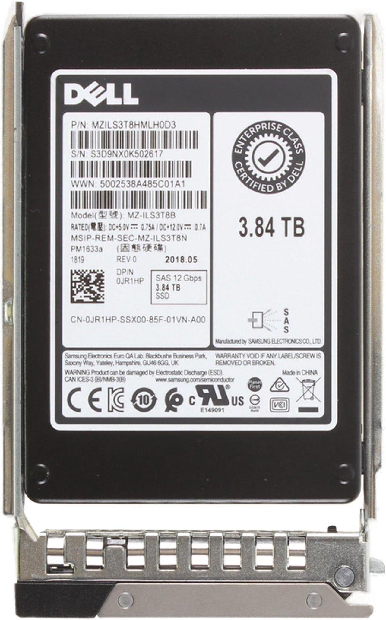 Alt view image 5 of 5 - Dell 3.84TB 12Gbps SAS RI TLC 2.5 SSD  PM1633a (MZILS3T8HMLH0D3)