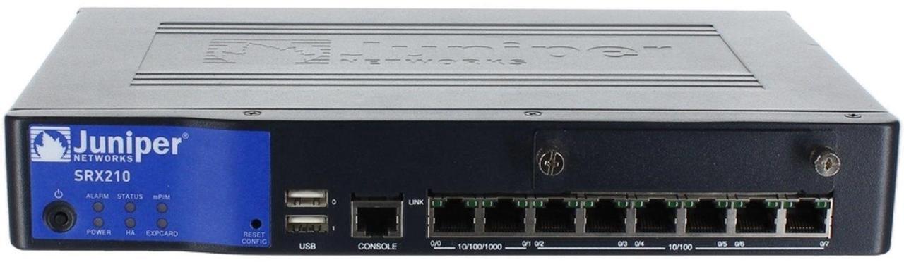 Main image of Juniper SRX210H 2P 1GbE 6P 10/100 Services Gateway