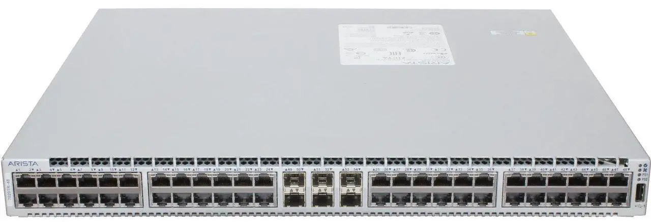 Alt view image 2 of 4 - Arista DCS-7020TR-48-F 48P 100/1000 6P 10GbE SFP+ Switch
