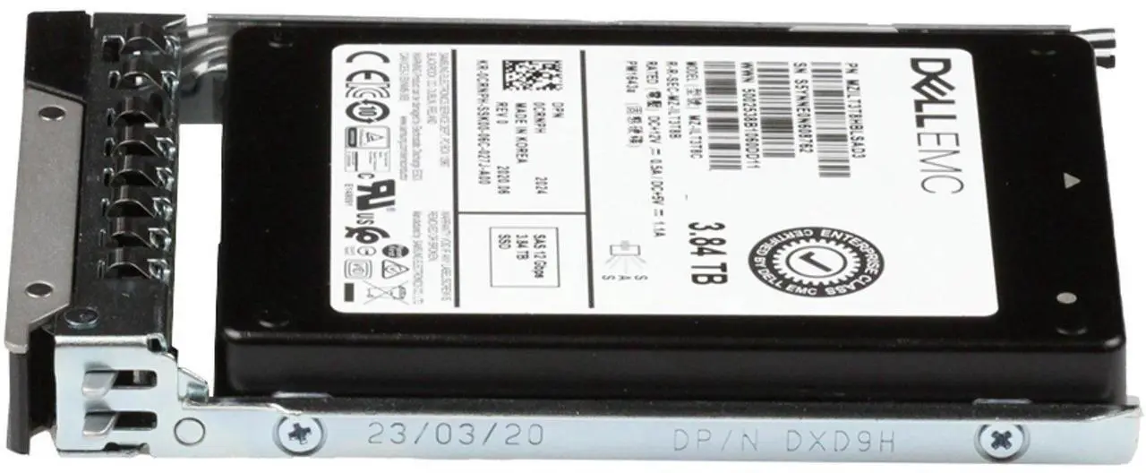 Alt view image 3 of 5 - Dell 3.84TB 12Gbps SAS RI TLC 2.5 SSD PM1643a (ME4) (CRNPH)