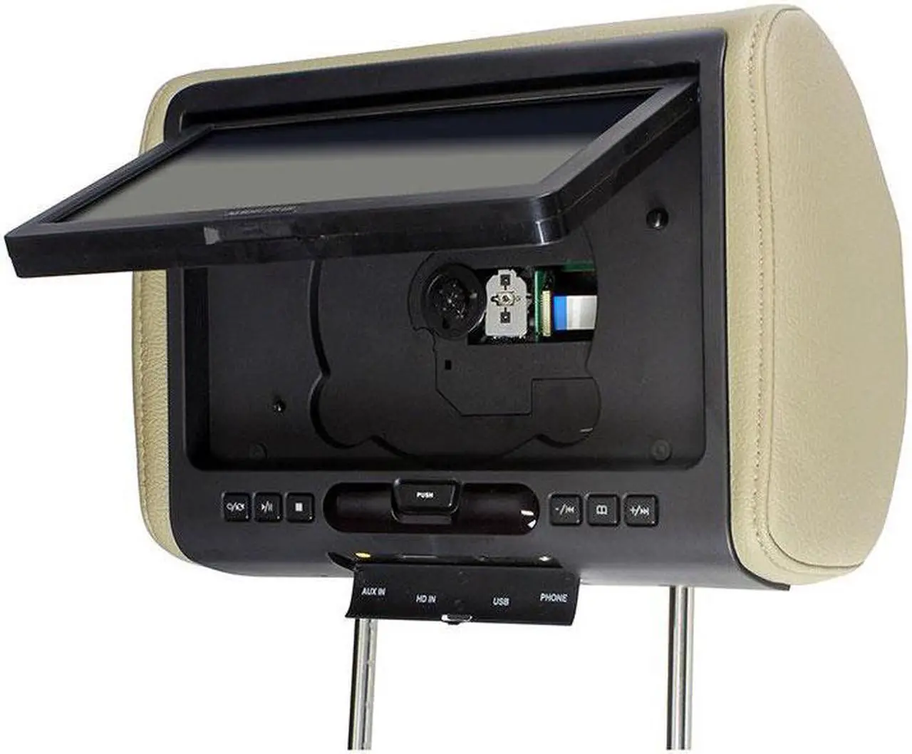 Alt view image 14 of 19 - Audiovox Movies2Go AVXMTGHR9HD 9" Headrest Monitor system w/ DVD Player, HDMI/MHL Input