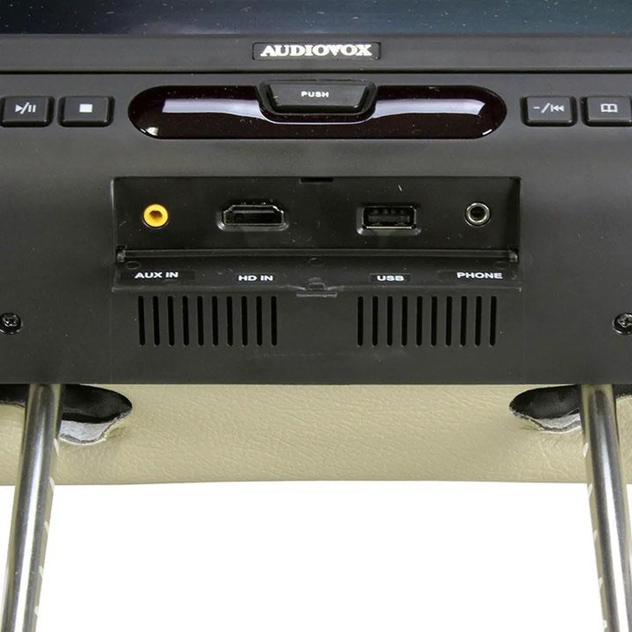 Alt view image 13 of 19 - Audiovox Movies2Go AVXMTGHR9HD 9" Headrest Monitor system w/ DVD Player, HDMI/MHL Input