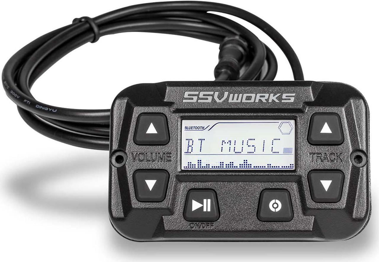 Alt view image 2 of 3 - SSV Works MRB3S Panel mount Bluetooth Media Controller with LCD Display