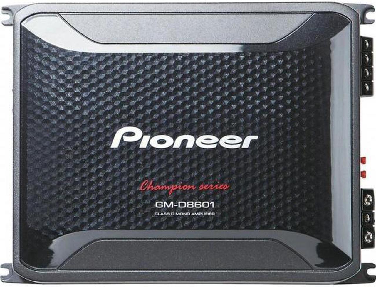 Alt view image 14 of 20 - New Pioneer Gmd8601 1600W Car Audio Mono Amplifier Amp With Bass Knob 1600 Watt