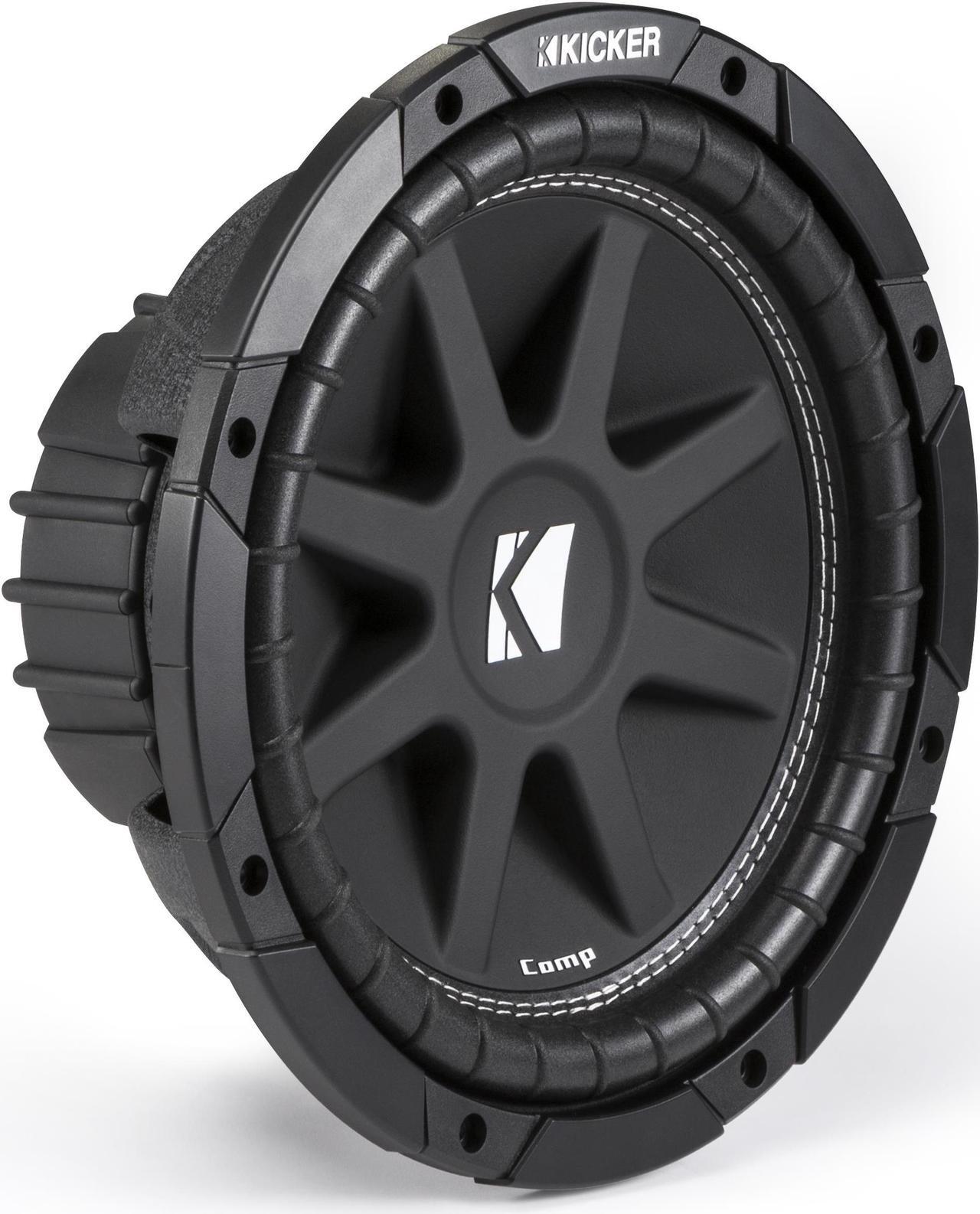 Alt view image 10 of 20 - Kicker 43C104 10 inch Comp 4 Ohm SVC Subwoofer