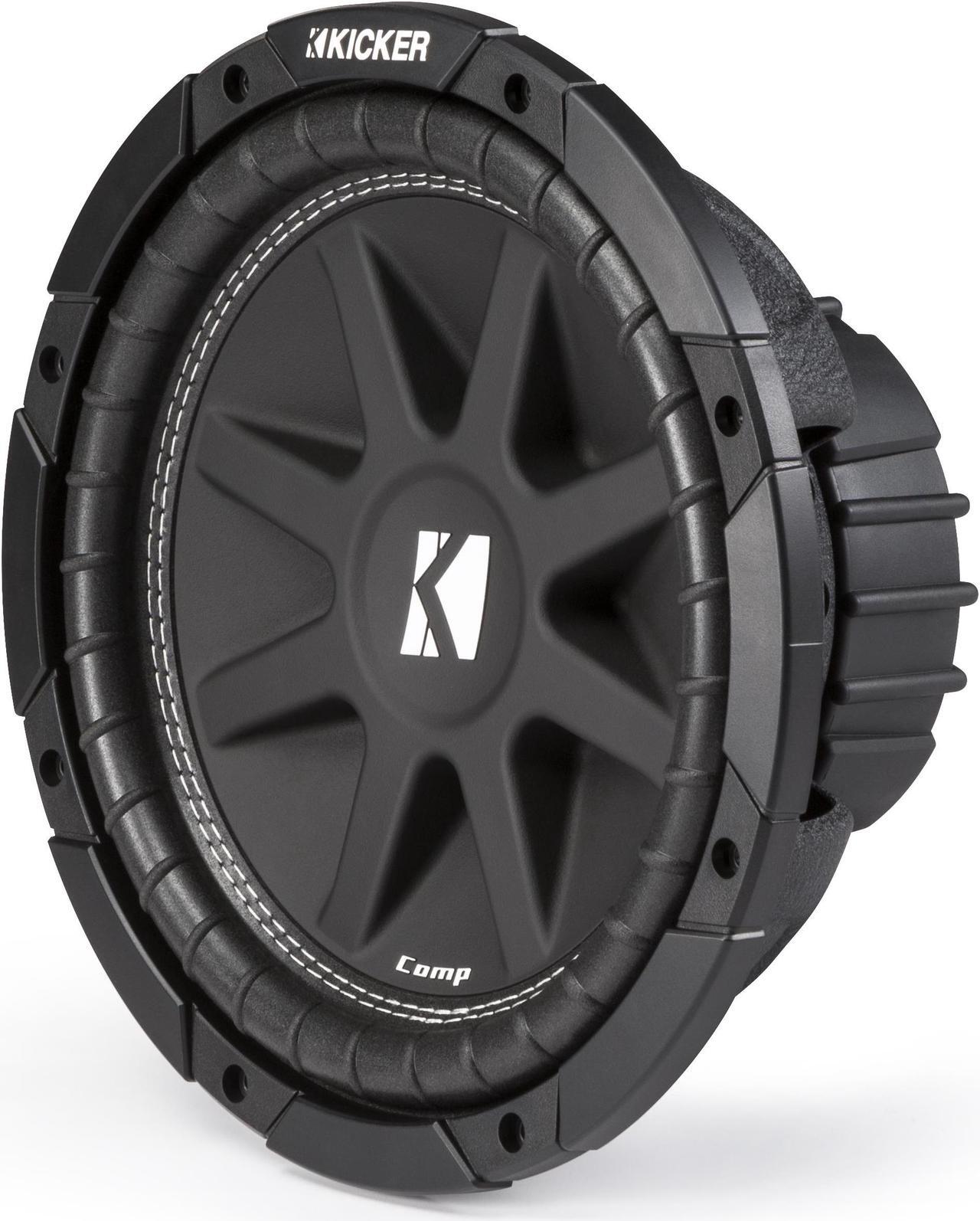 Alt view image 11 of 20 - Kicker 43C104 10 inch Comp 4 Ohm SVC Subwoofer