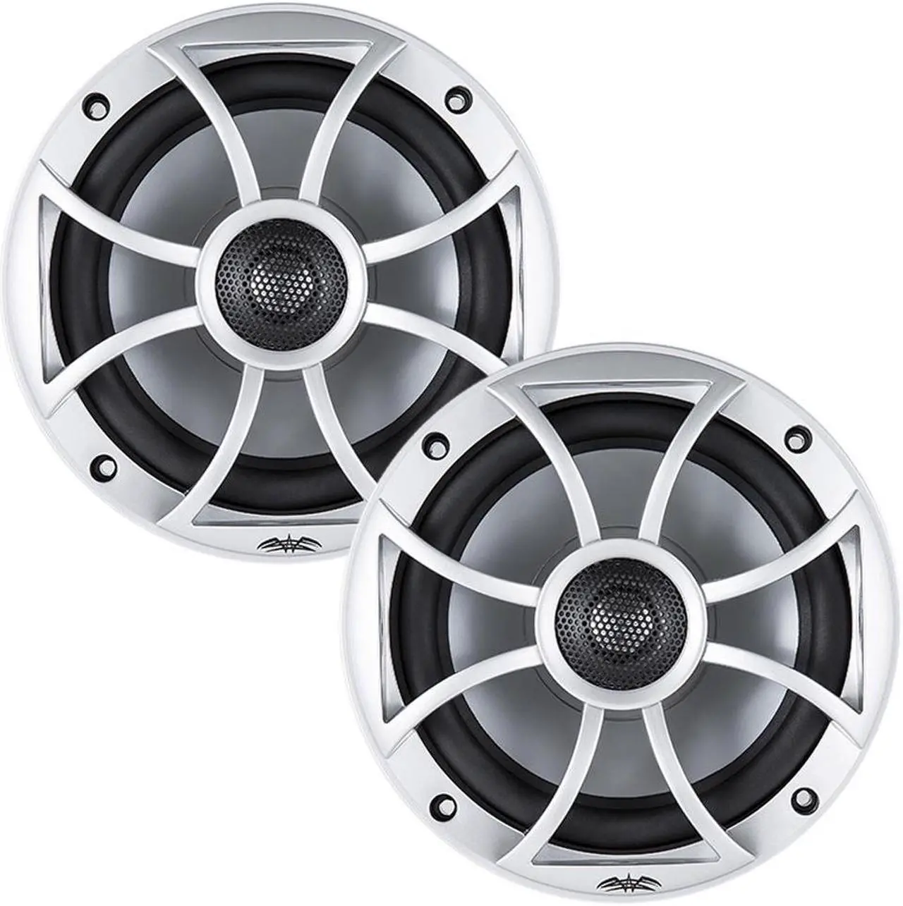 Alt view image 2 of 4 - Wet Sounds - Four Pairs of XS-65i-S Silver Marine Grade 6.5" Speakers - 60 RMS 120 Max