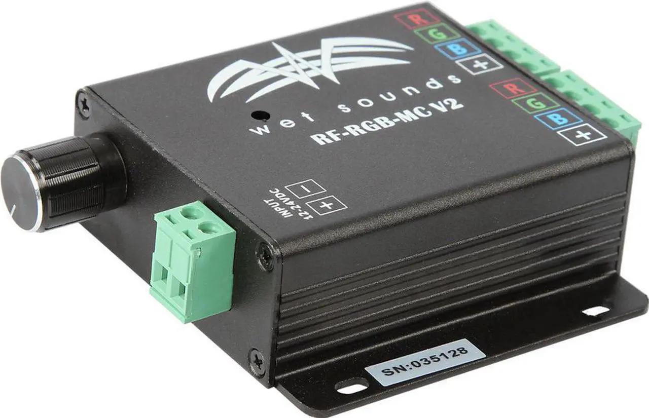Alt view image 4 of 12 - Wet Sounds RF RGB Music Controller w/Touch Activated Remote
