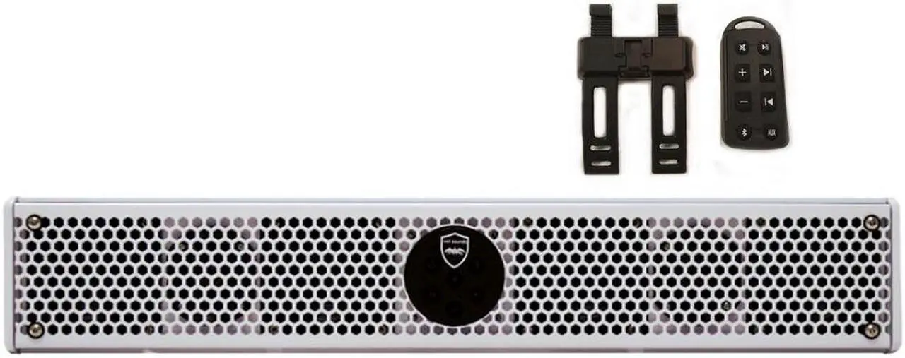 Alt view image 2 of 13 - Wet Sounds Stealth 6 Ultra HD White All-in-one Amplified Soundbar with Remote
