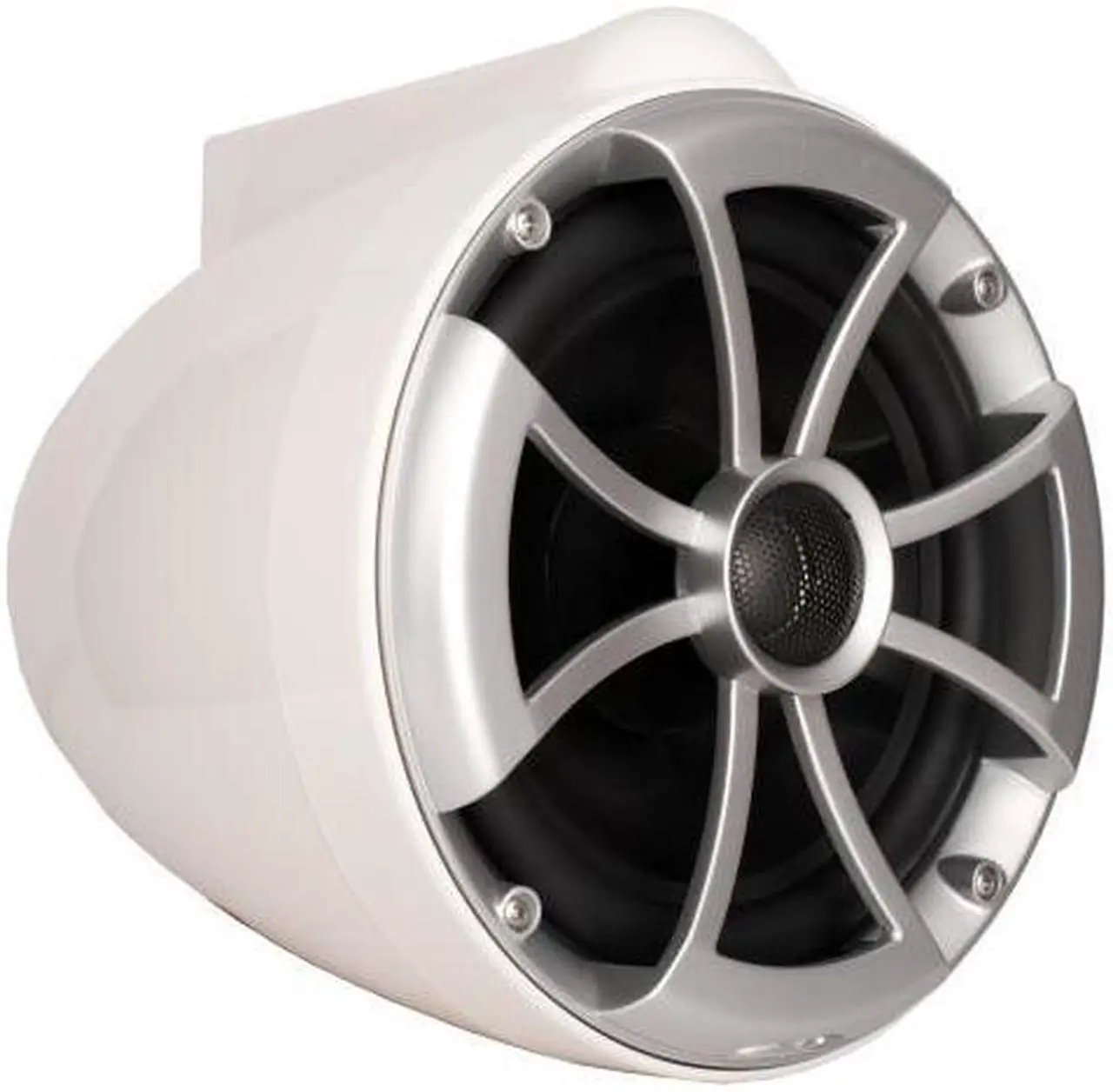 Alt view image 3 of 5 - Wet Sounds ICON8-WX ICON 8" Marine Tower Speakers with X Mount kit - Pair White