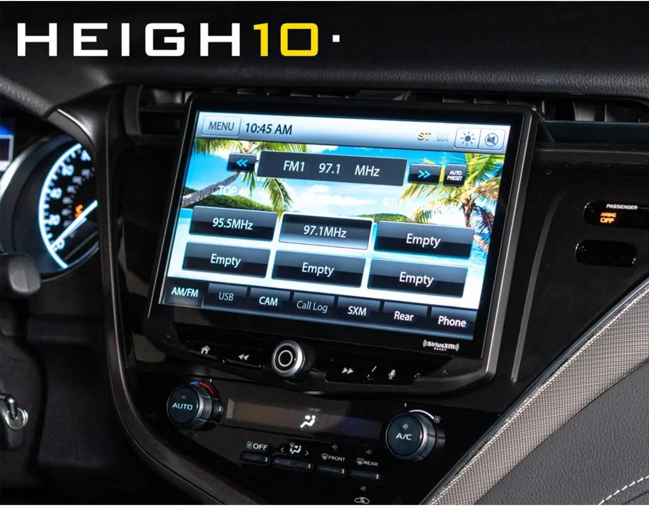 Alt view image 3 of 10 - Stinger HEIGH10 UN1810 AM/FM/Audio/Video Receiver w/ 10-inch Touch Screen and Mech-less Design - Single-DIN Mounting