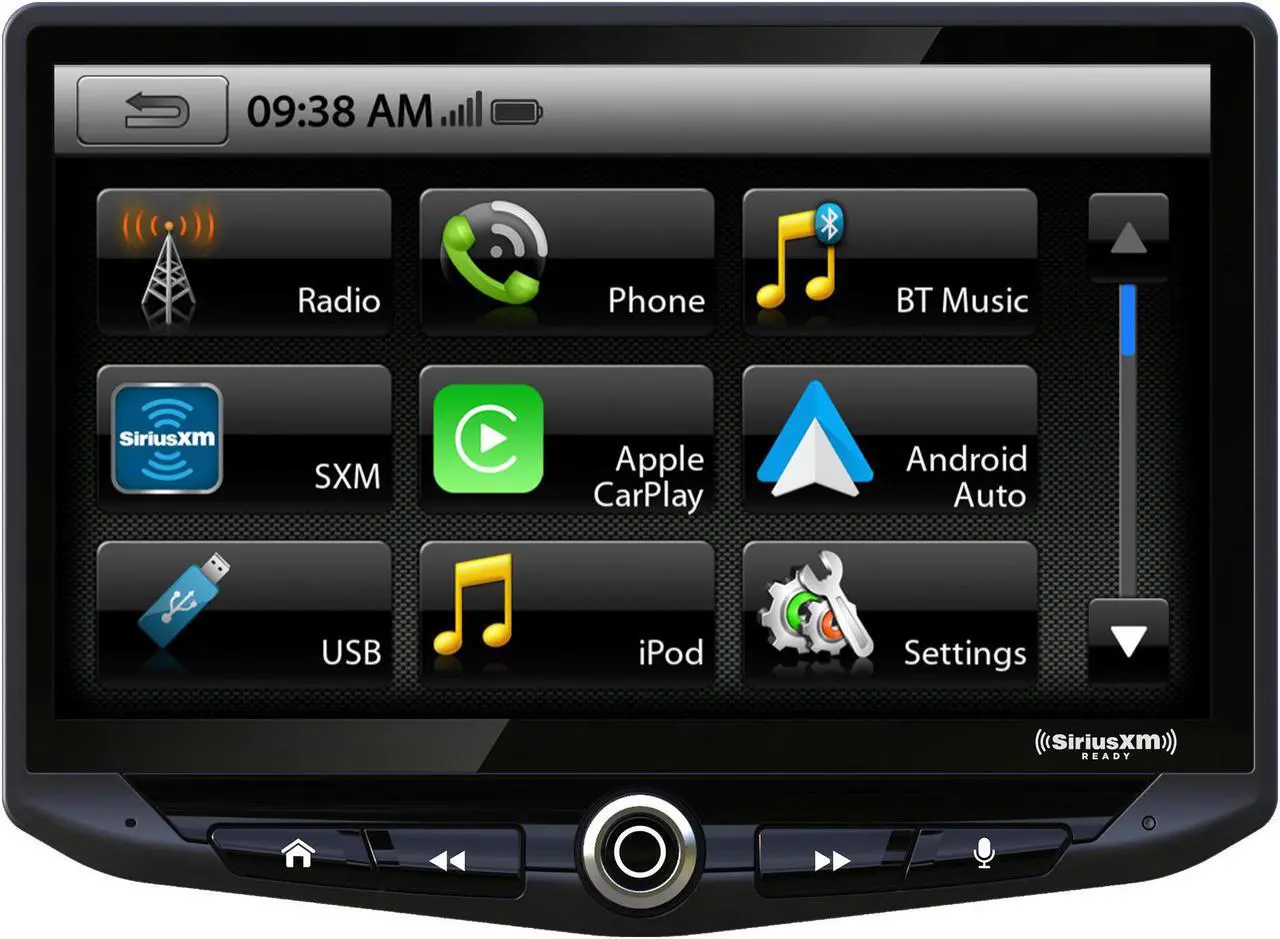 Main image of Stinger HEIGH10 UN1810 AM/FM/Audio/Video Receiver w/ 10-inch Touch Screen and Mech-less Design - Single-DIN Mounting