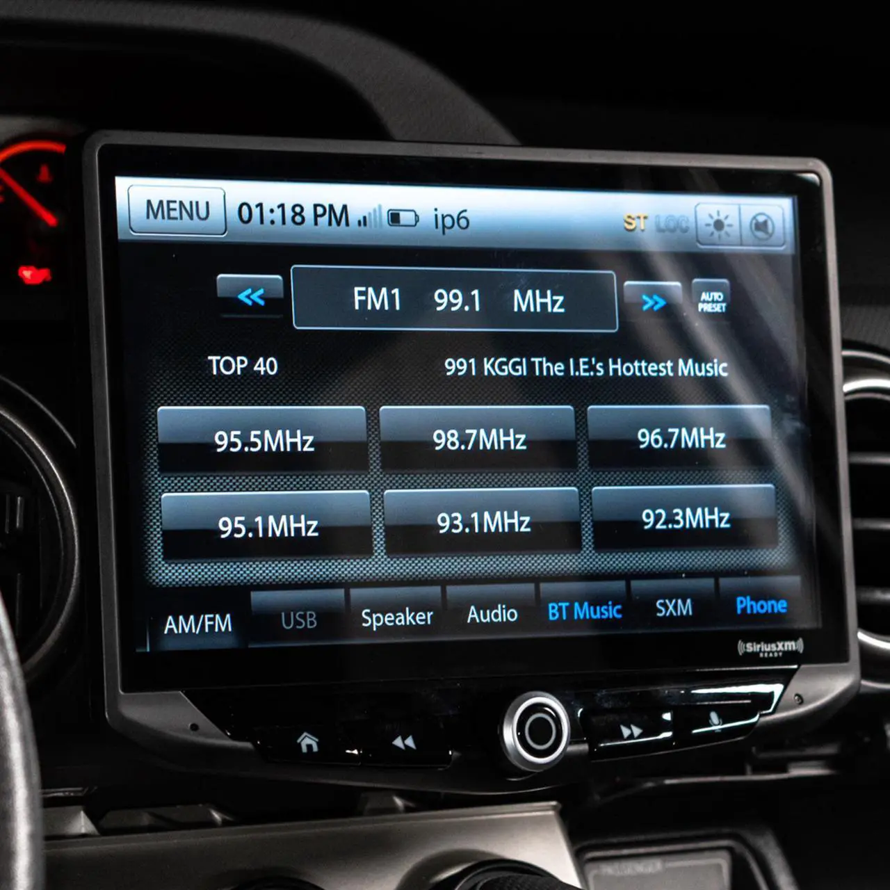 Alt view image 4 of 10 - Stinger HEIGH10 UN1810 AM/FM/Audio/Video Receiver w/ 10-inch Touch Screen and Mech-less Design - Single-DIN Mounting