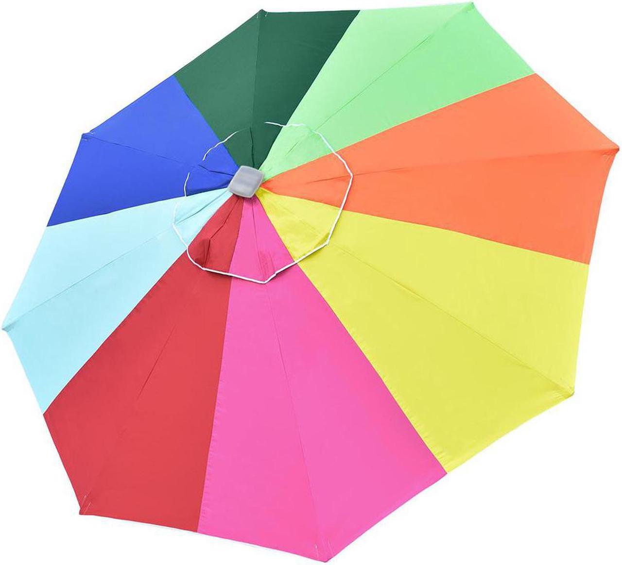 Yescom 10ft UV50+ Universal Replacement Umbrella Canopy Outdoor Beach Parasol Top Cover