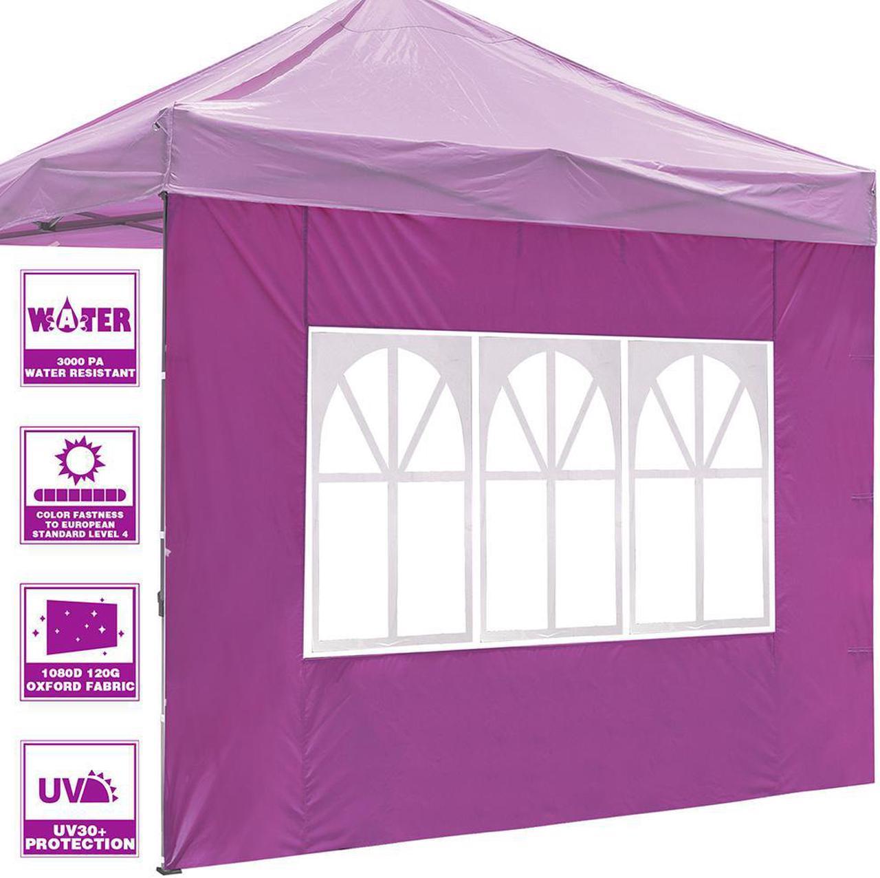 InstaHibit Universal Window Sidewall UV30+ Fits 10x10ft Canopy Shelter 1 Piece