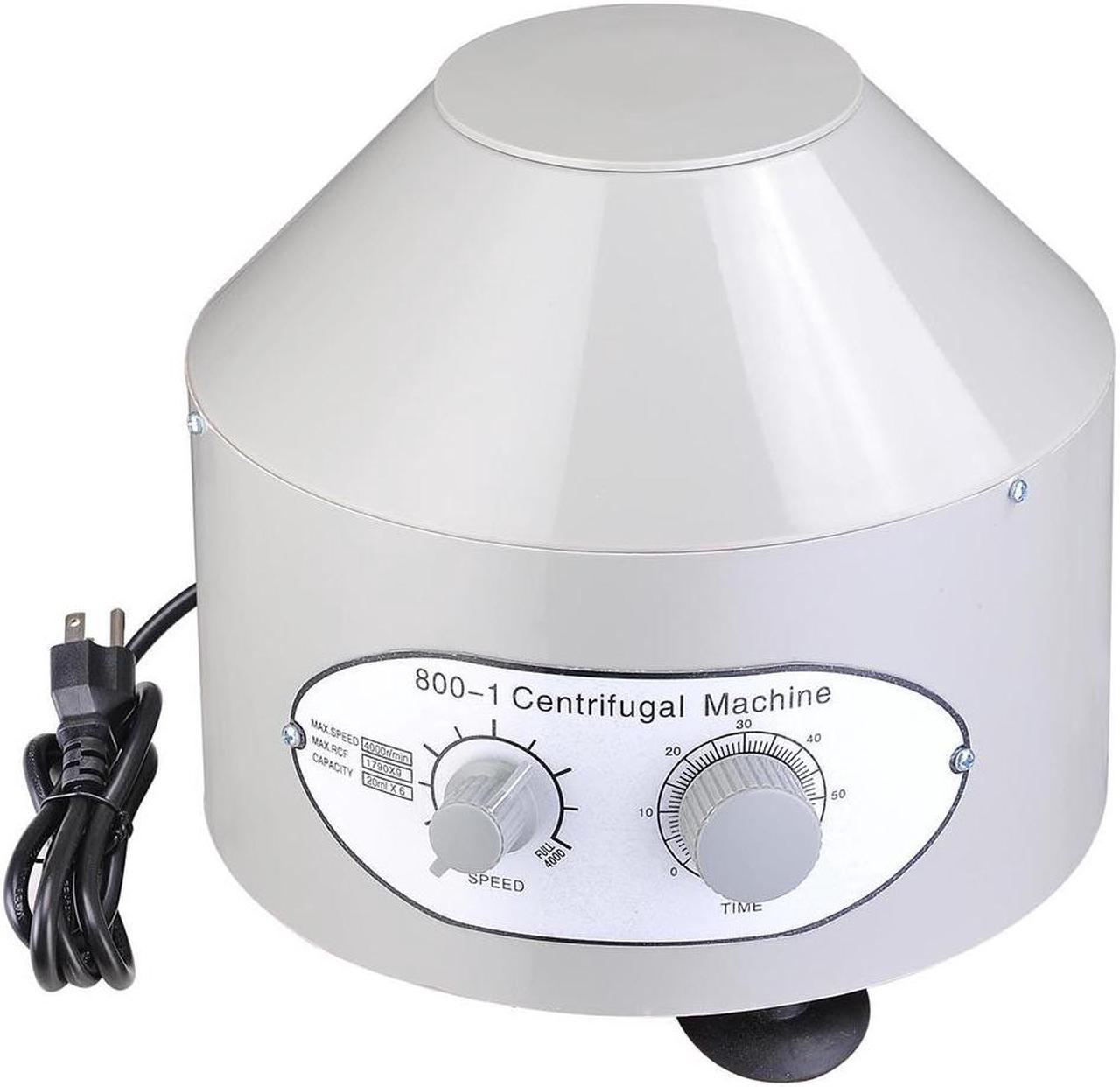 800-1 Electric Centrifuge Machine Lab Laboratory Medical 4000RPM w/ 6x20ml Rotor