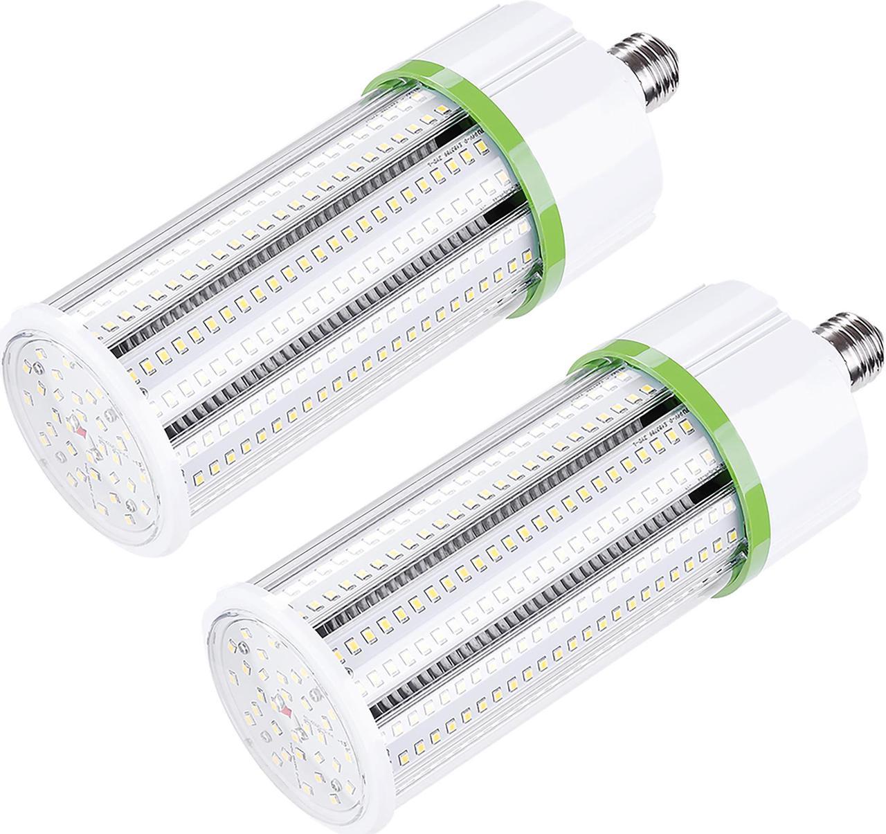 Yescom 60W LED Corn Light Bulb 5000K Daylight White E26 Garage Factory Warehouse 2 Pack