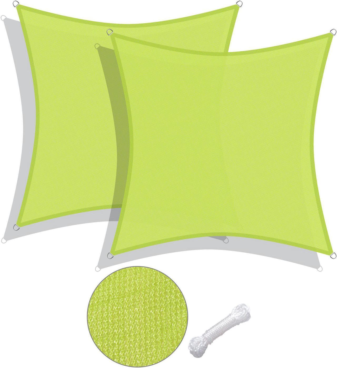 Main image of Yescom 2 Pack 10x10 Ft 97% UV Block Square Sun Shade Sail HDPE Canopy Cover Net Outdoor