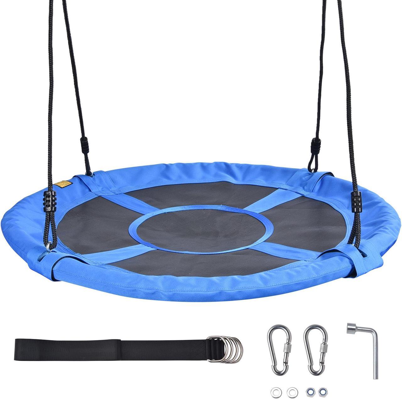 Yescom 40" Saucer Tree Swing with Adjustable Straps for Kids Outdoor Playground Yard