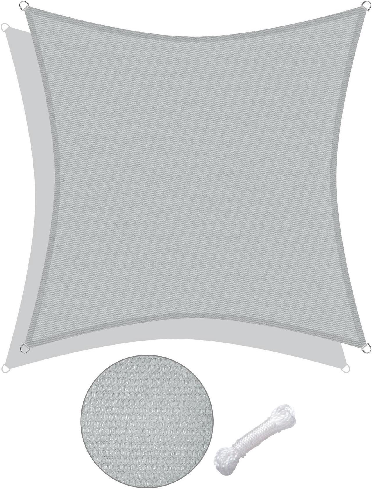 Alt view image 2 of 7 - Yescom 10x10 Ft 97% UV Block Square Sun Shade Sail Canopy Cover Net Outdoor Yard