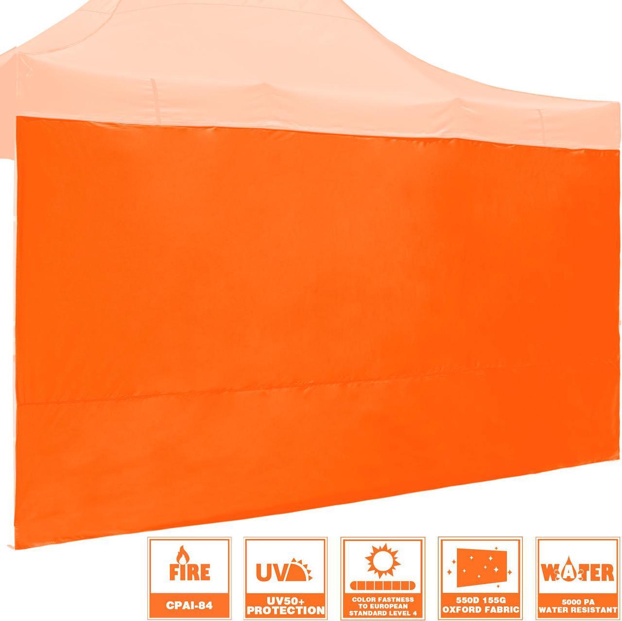 InstaHibit 1 Pack Side Wall for 10x15 Ft EZ Pop Up Canopy Tent UV50+ Garden Sun