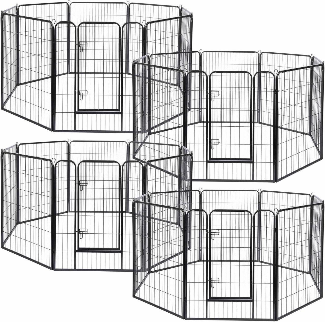 32 Pieces 31"x39" Pet Playpen Extra Large Dog Exercise Fence Panel Crate Yard