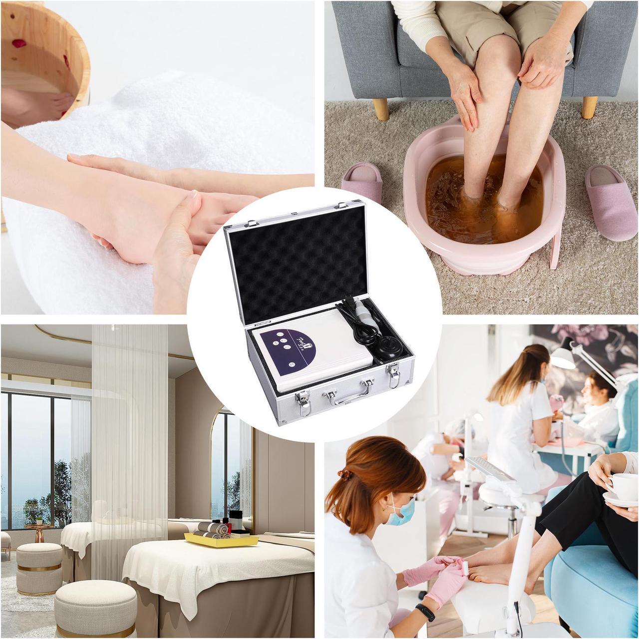 Alt view image 5 of 7 - Yescom 50W Detox Foot Bath Spa Machine Kit Cell Ion Ionic Array LCD Display w/ Case