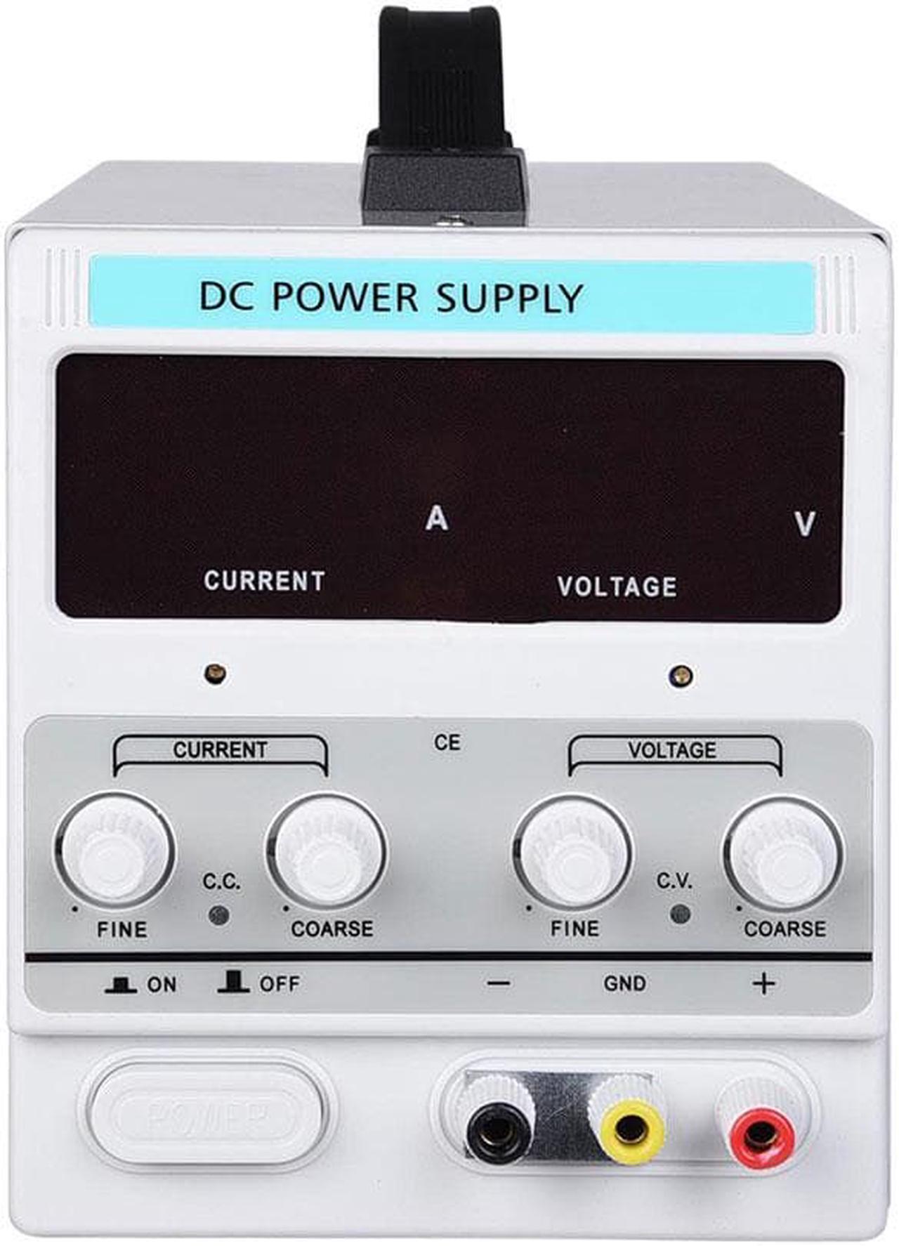 Alt view image 7 of 7 - DC Power Supply Variable 30V 10A Adjustable High Precision Digital w/Power Cord