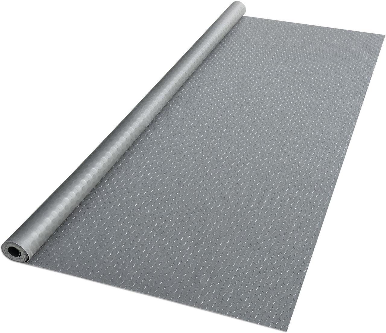 Yescom Garage Floor Mat Roll Non Slip Car Parking Protect Cover Trailer Gray 19.5x6.5 Ft