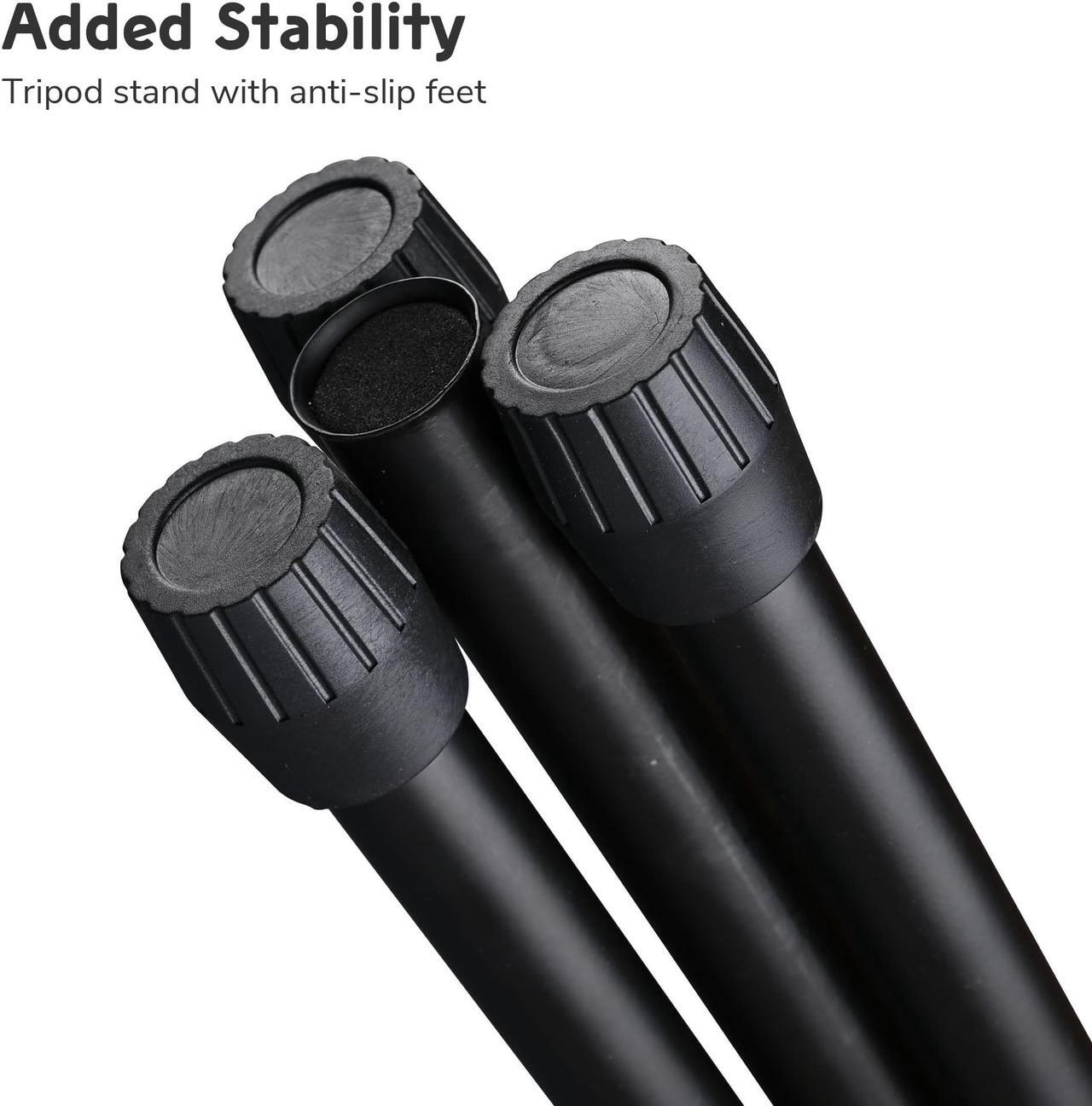 Alt view image 5 of 7 - Microphone Boom Arm Stand Adjustable Foldable Tripod Phone Holder Mic Mount Clip