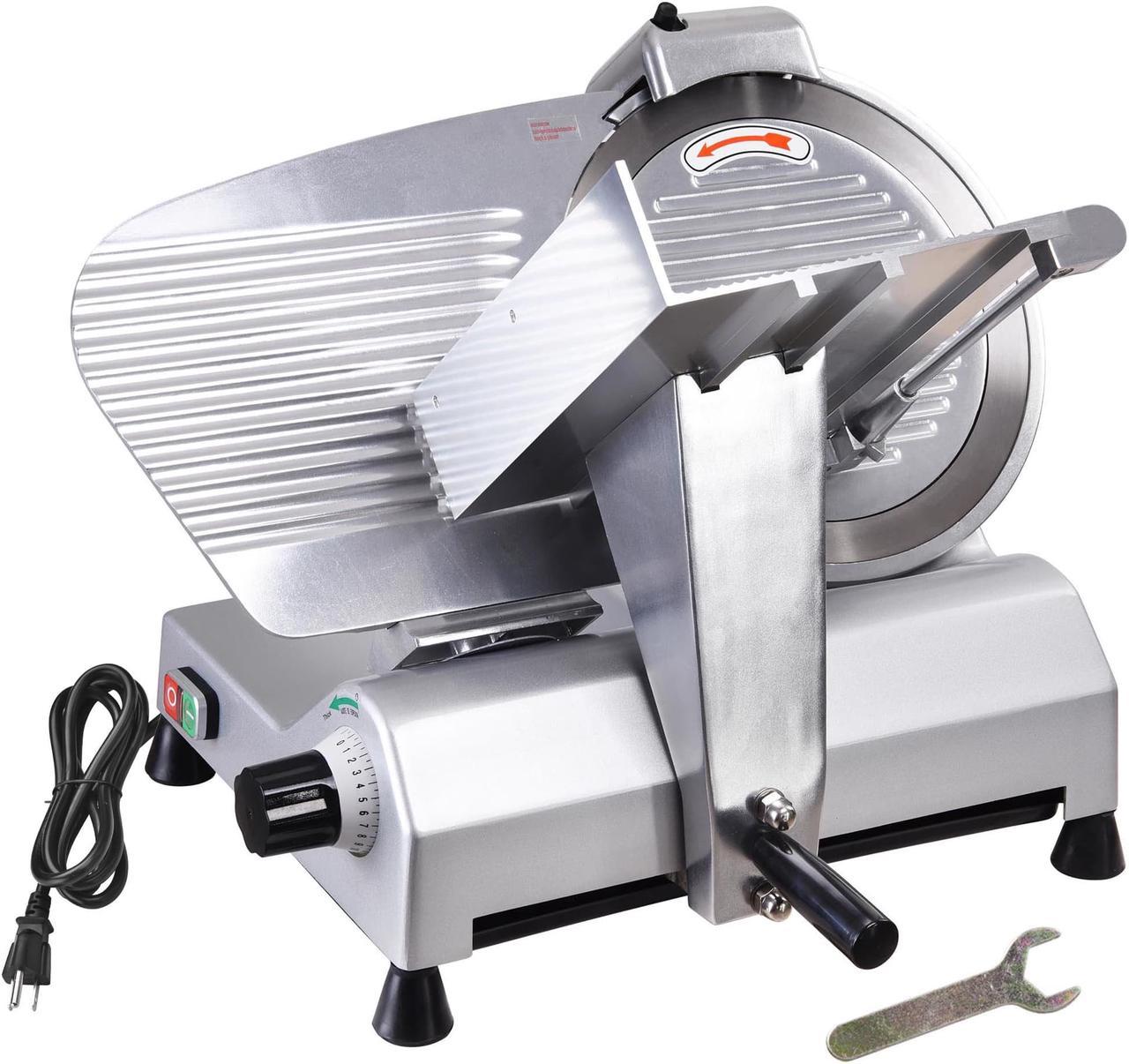 12" Blade Commercial Meat Slicer Electric Deli Slicer Veggies Cutter Kitchen