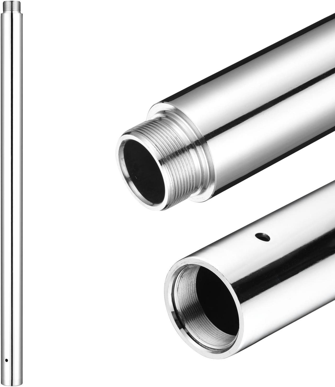 Yescom 750 mm Chrome Dancing Pole Extension for 45 mm Professional Pole Fitness Spinning Pole Accessories, Silver