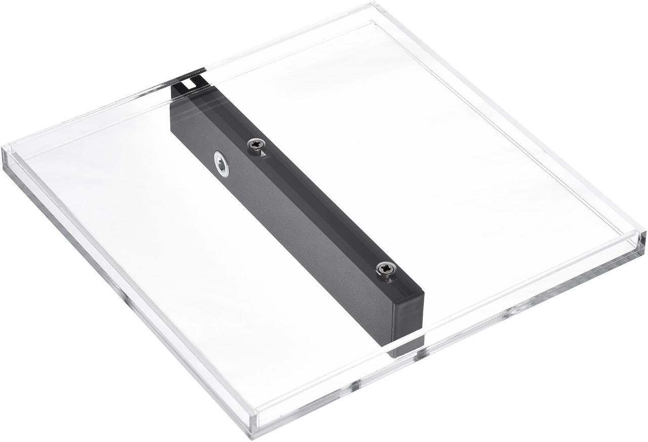 Rectangular Serving Tray for Dual Use Prize Wheel Clear Acrylic Tradeshow Party