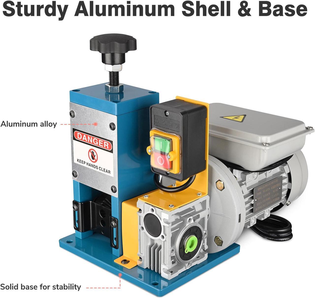 Alt view image 5 of 7 - 12" Powered Wire Stripping Machine Motorized Cable Stripper
