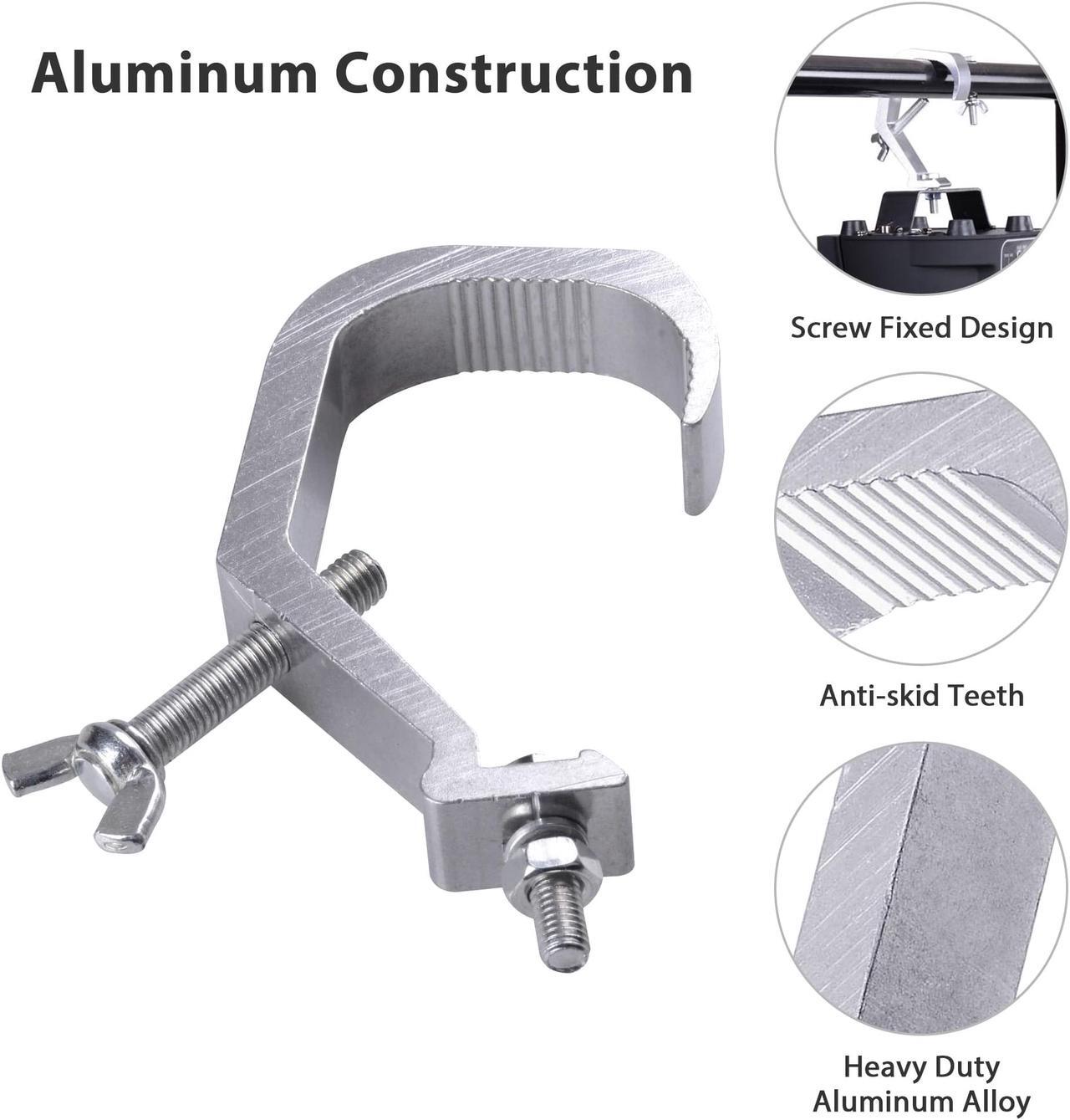 Alt view image 4 of 7 - 4X Large Stage Light Hook Aluminum Alloy Clamp Mount Par LED Moving Head Beam Disco